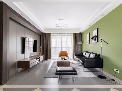 协信天骄城-114㎡-现代风效果图