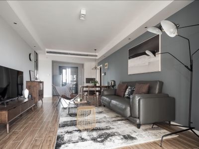 皇冠湖壹号-95㎡-简约风效果图