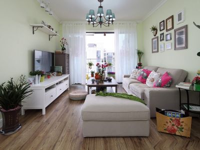 万科城市花园-117㎡-混搭风效果图