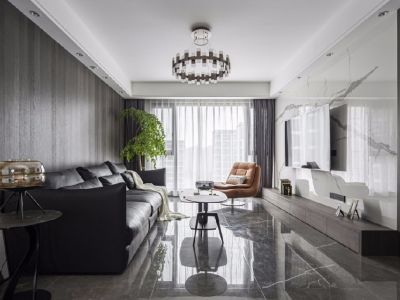 海棠佳苑-116㎡-现代风效果图