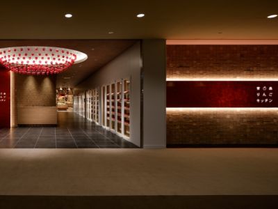 自助餐厅-500㎡-新中式风效果图