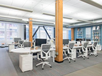 办公室-400㎡-现代风效果图