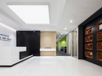 办公室-1000㎡-现代风效果图