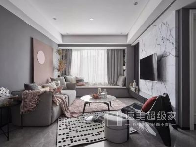 龙樾湾-119㎡-现代风效果图