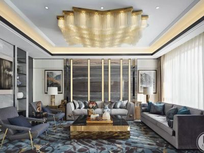 麓岭汇-200㎡-现代风效果图