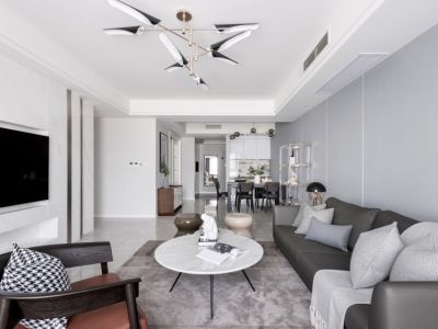 橡树林-130㎡-现代风效果图