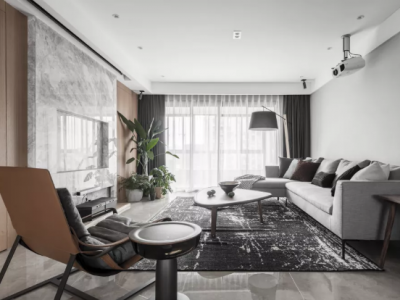 华润凤凰城-143㎡-现代风效果图