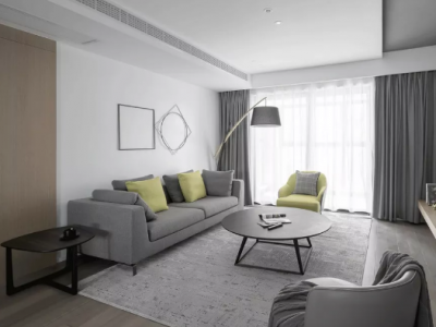 御岭春天三期-143㎡-简约风效果图