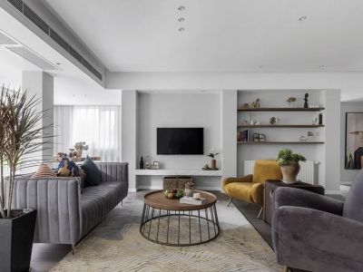 橡树湾-120㎡-现代风效果图