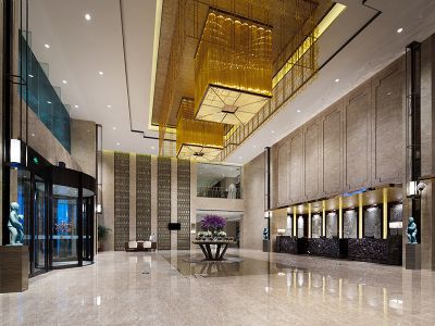 泰宏文森特国际酒店-3000㎡-现代风效果图