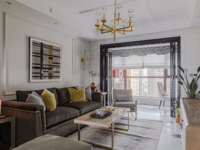 汇悦悦府-125㎡-现代风效果图