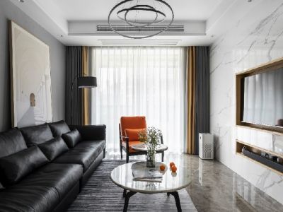 双樱阁-112㎡-现代风效果图