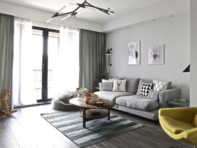 佳乐国际城-120㎡-现代风效果图