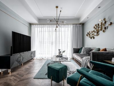 深业东岭-156㎡-轻奢风效果图