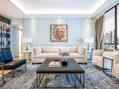 蓝光金双楠-135㎡-现代风效果图