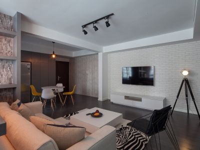 保利百合花园-96㎡-现代风效果图