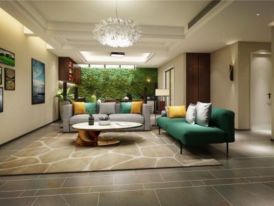 玲珑郡-150㎡-现代风效果图