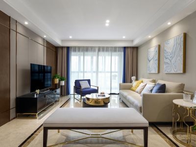 华汇天地-142㎡-现代风效果图