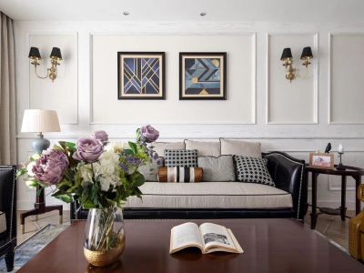 香瑞楠府-134㎡-美式风效果图