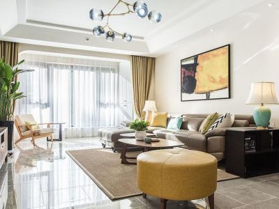 中铁骑士府邸-137㎡-北欧风效果图