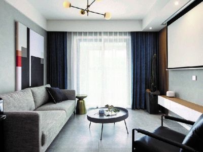 华都星公馆-115㎡-现代风效果图