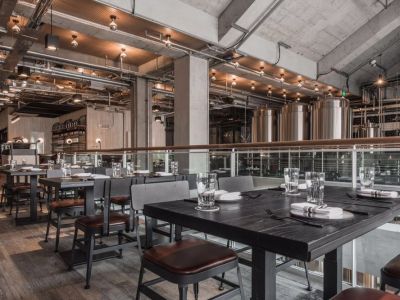 精酿啤酒吧-2000㎡-工业风效果图