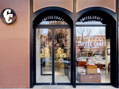 咖啡馆-300㎡-现代风效果图