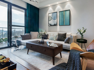 中海熙苑-98㎡-北欧风效果图