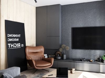 翰林上岛-70㎡-简约风效果图