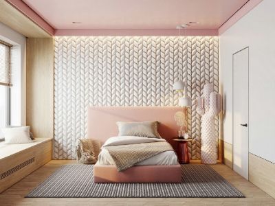 西贵金沙-90㎡-现代风效果图