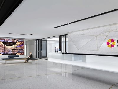 办公空间-960㎡-绚丽风效果图