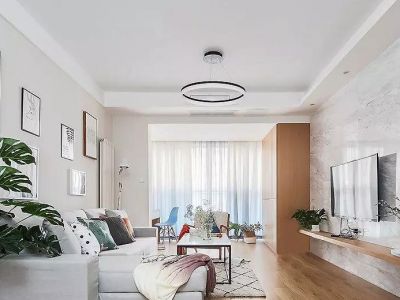 心悦华庭-87㎡-欧式风效果图