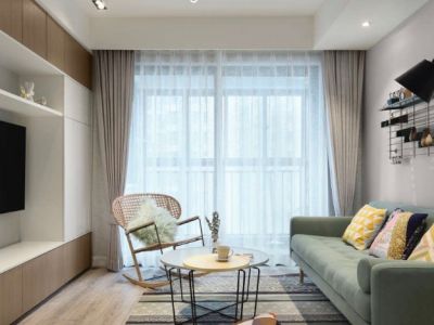 蓝山美树-89㎡-北欧风效果图