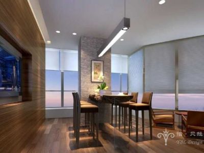 办公室-5000㎡-现代风效果图