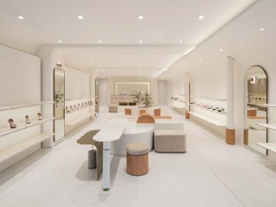 鞋店-110㎡-简约风效果图