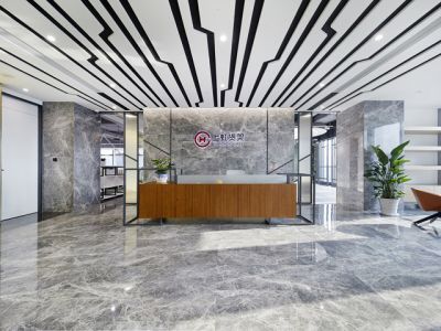 上虹公司办公室-1000㎡-现代风效果图