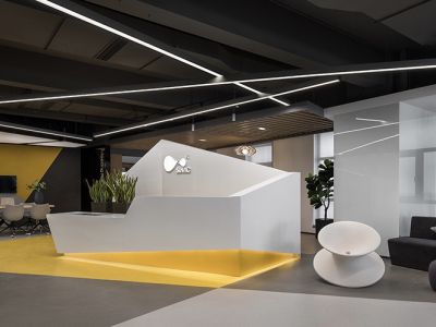 融创智谷办公室-1000㎡-现代风效果图