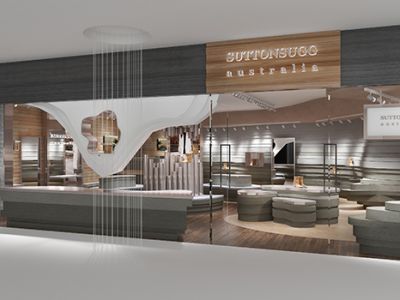 鞋店-296㎡-现代风效果图