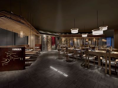 优山来客-380㎡-现代风效果图