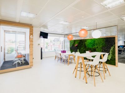 食品公司办公室-1700㎡-现代风效果图