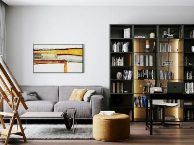 越秀宏城花园-500㎡-现代风效果图