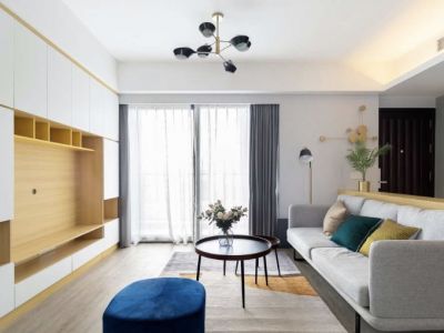 朗诗天萃-102㎡-北欧风效果图