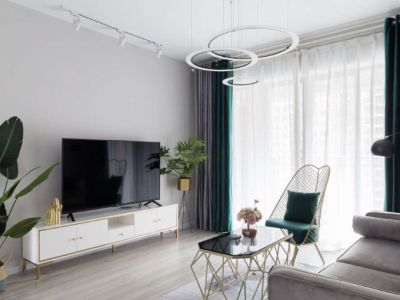 蜀青丽晶府-117㎡-北欧风效果图