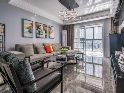 东成花苑-141㎡-中式风效果图