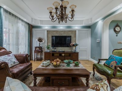 光大花园-178㎡-美式风效果图