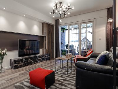 天汇广场天銮-124㎡-现代风效果图