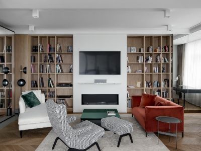 林溪康城-120㎡-现代风效果图