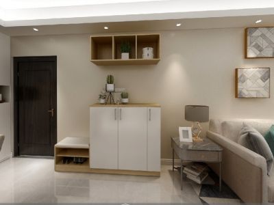 万科幸福誉-76㎡-现代风效果图