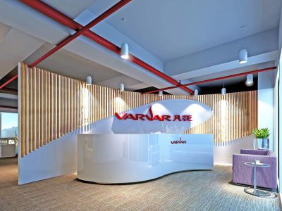 服装公司办公室-1860㎡-现代风效果图