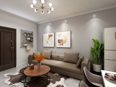 芳草园-100㎡-北欧风效果图